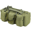 vidaXL Torba wojskowa 3-w-1, worek w stylu militarnym, 45 L, oliwkowa