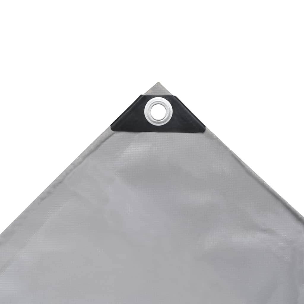 vidaXL Plandeka 650 g/m², 3 x 3 m, szara