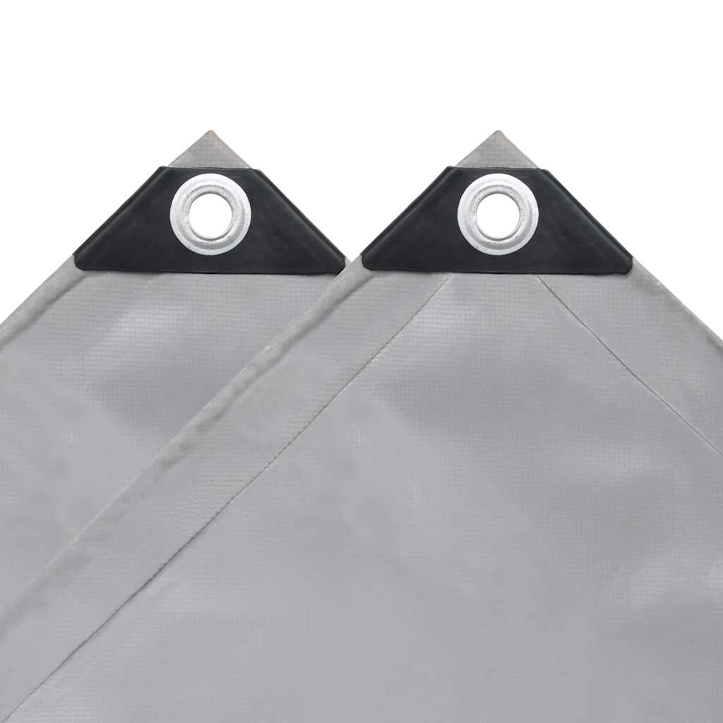 vidaXL Plandeka 650 g/m², 3 x 3 m, szara