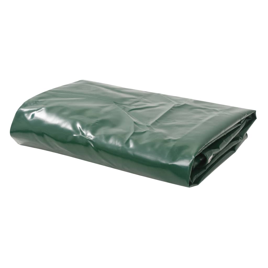 vidaXL Plandeka 650 g/m², 4 x 5 m, zielona