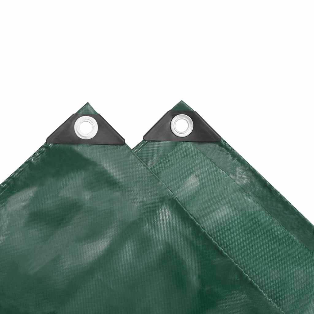 vidaXL Plandeka 650 g/m², 4 x 7 m, zielona