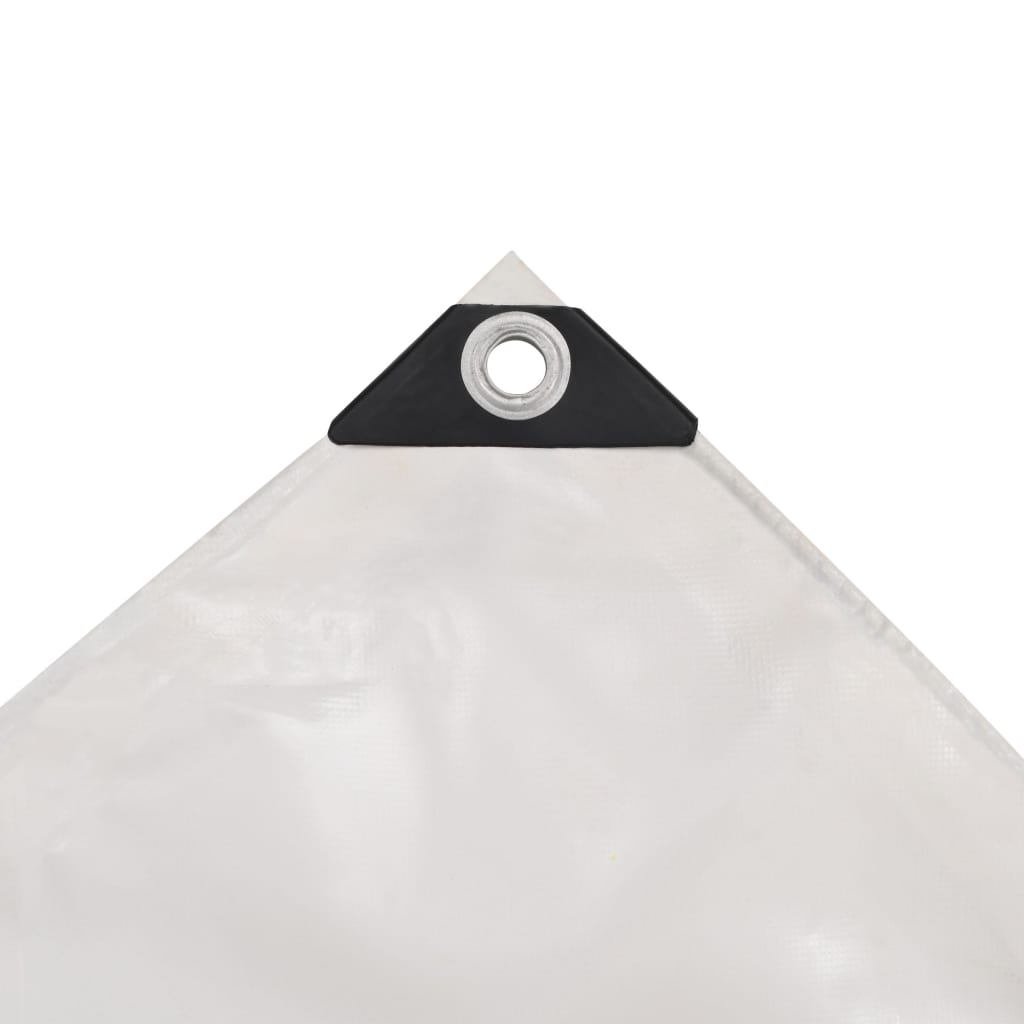 vidaXL Plandeka 650 g/m², 3 x 3 m, biała