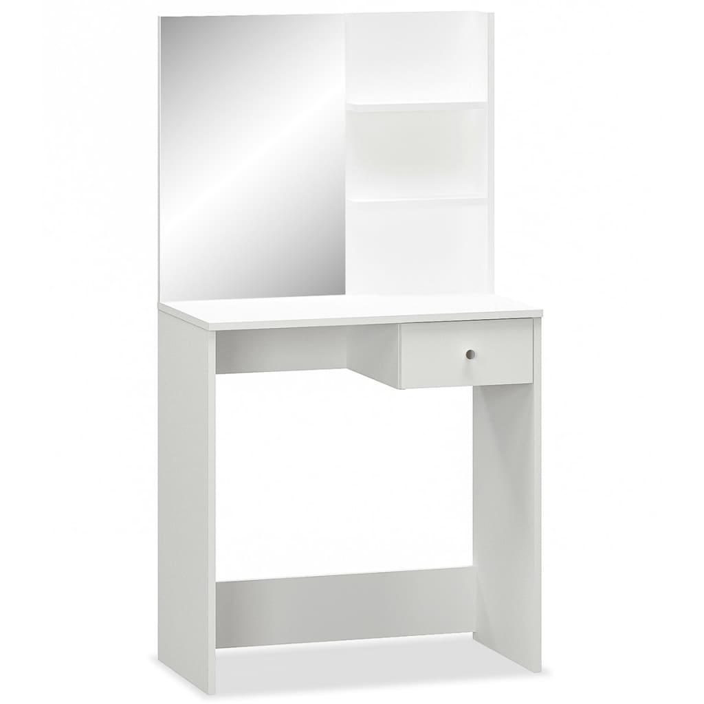 vidaXL Toaletka, 75x40x141 cm, materiał drewnopochodny, biała
