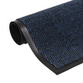 vidaXL Prostokątna wycieraczka przed drzwi 80 x 120 cm, niebieska