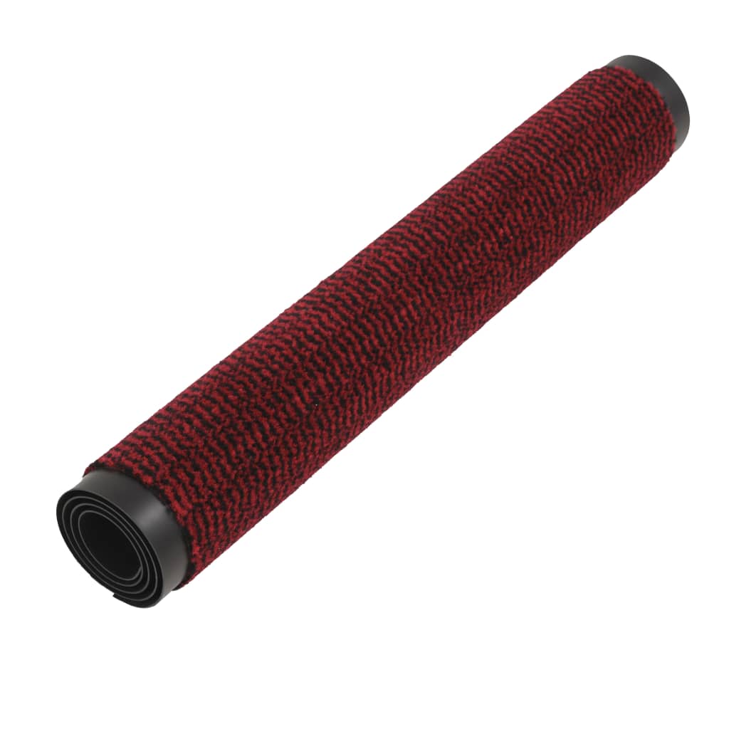 vidaXL Prostokątna wycieraczka przed drzwi 120 x 180 cm, czerwona
