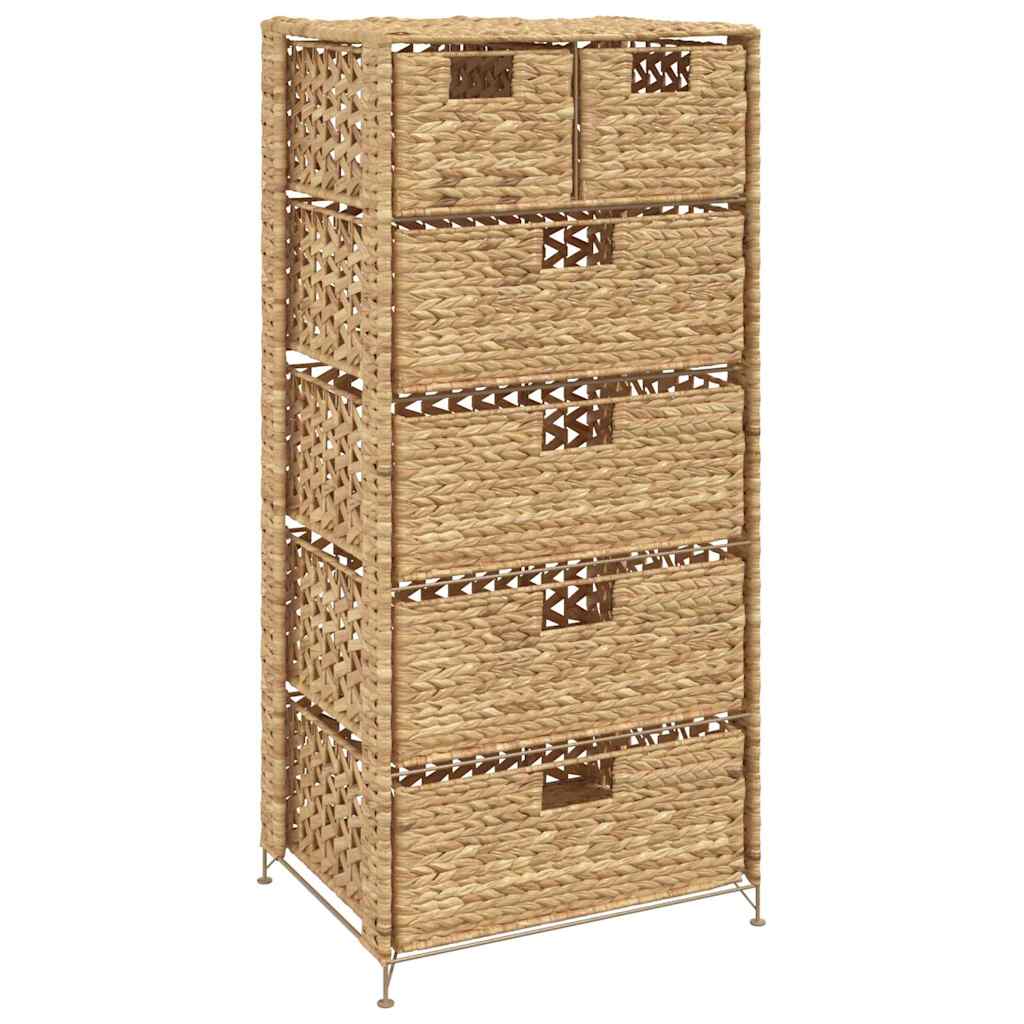 vidaXL Szafka z hiacyntu wodnego z 6 koszami 47 x 37 x 100 cm