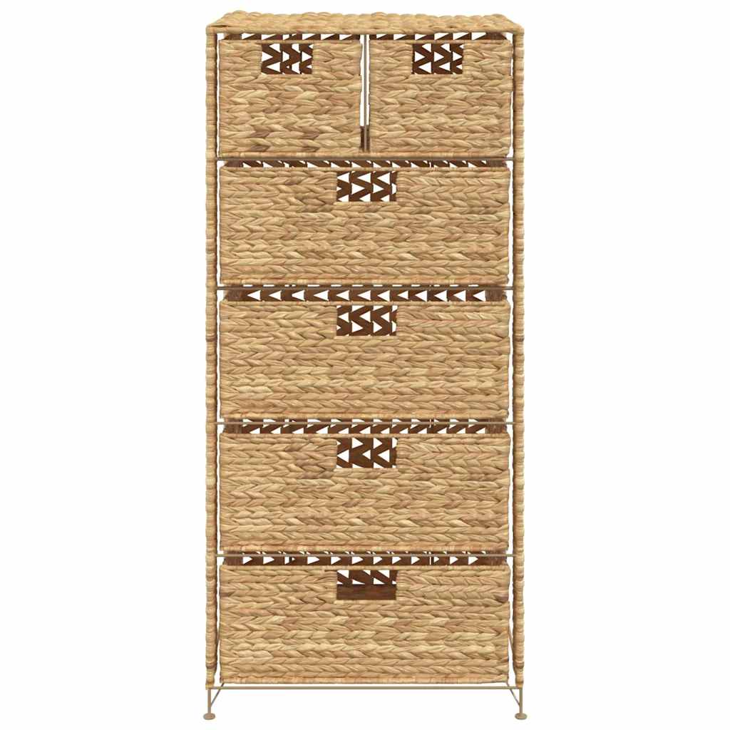 vidaXL Szafka z hiacyntu wodnego z 6 koszami 47 x 37 x 100 cm