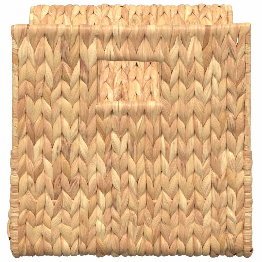vidaXL Stojak na gazety, 31x31x31 cm, hiacynt wodny