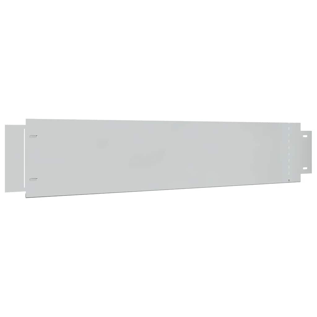 vidaXL Obrzeże trawnikowe, 10 szt. stal galwanizowana, 100x20cm