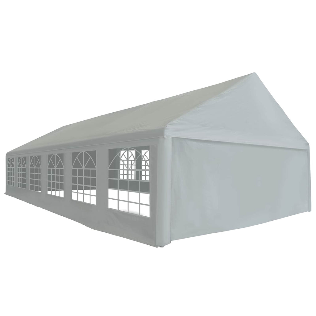 vidaXL Materiał namiotowy bez stelaża Szary 12 x 6 m PE