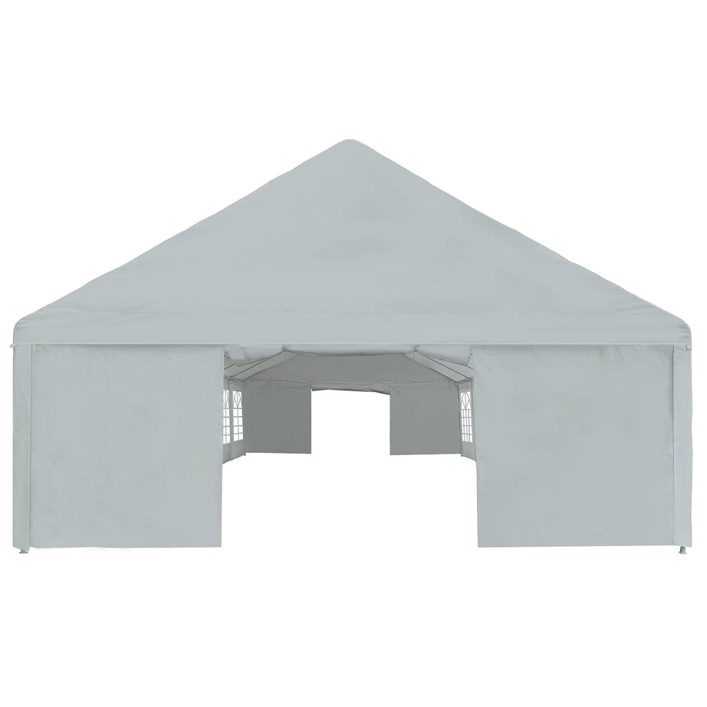 vidaXL Materiał namiotowy bez stelaża Szary 12 x 6 m PE