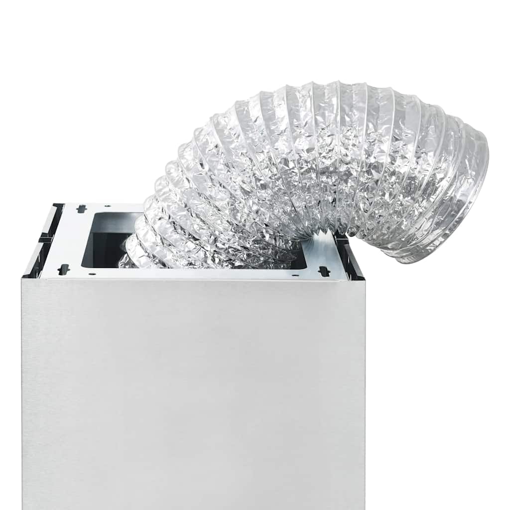 vidaXL Okap kuchenny LED, wyspowy, stal nierdzewna, 90 cm, 756 m³/h