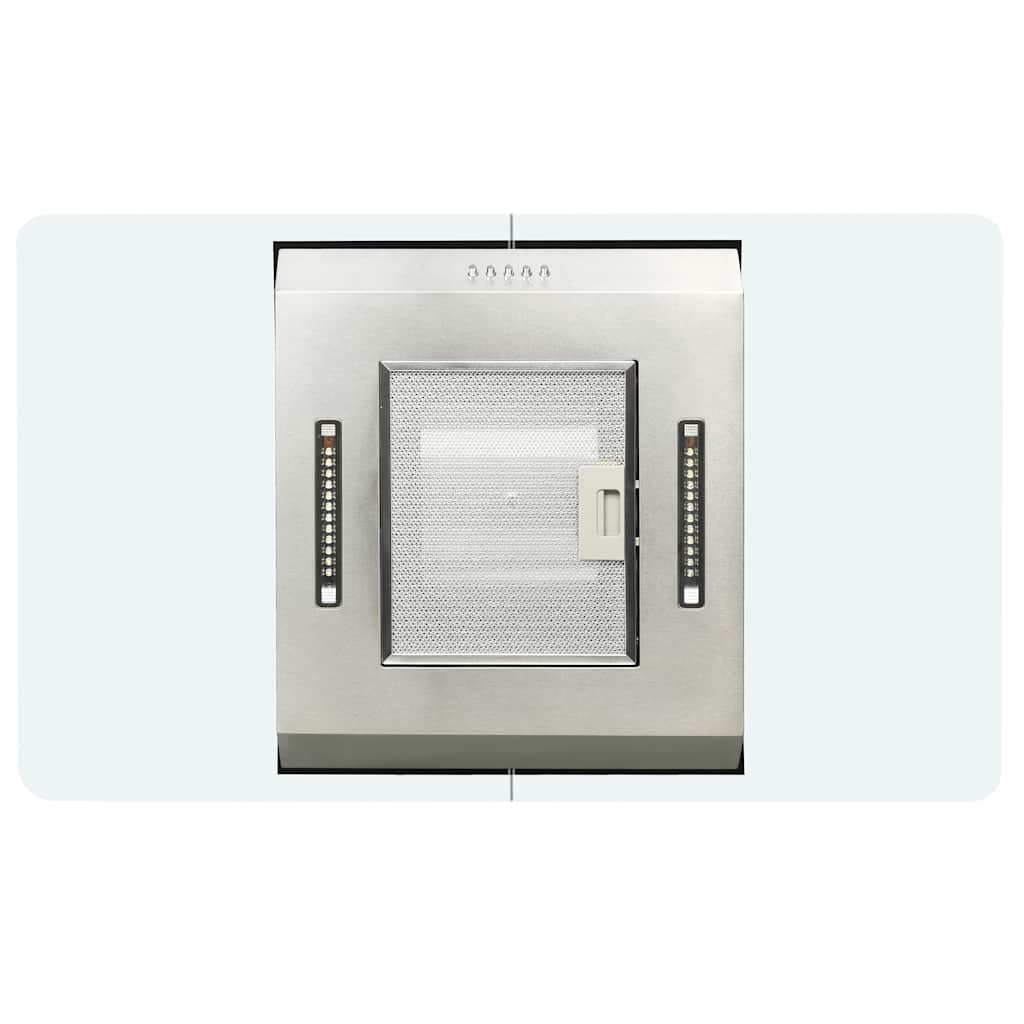 vidaXL Okap kuchenny LED, stal nierdzewna, 90 cm, 756 m³/h
