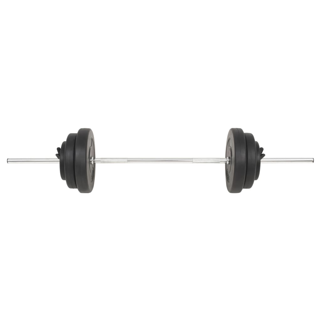 vidaXL Sztanga z zestawem obciążeń, 30 kg