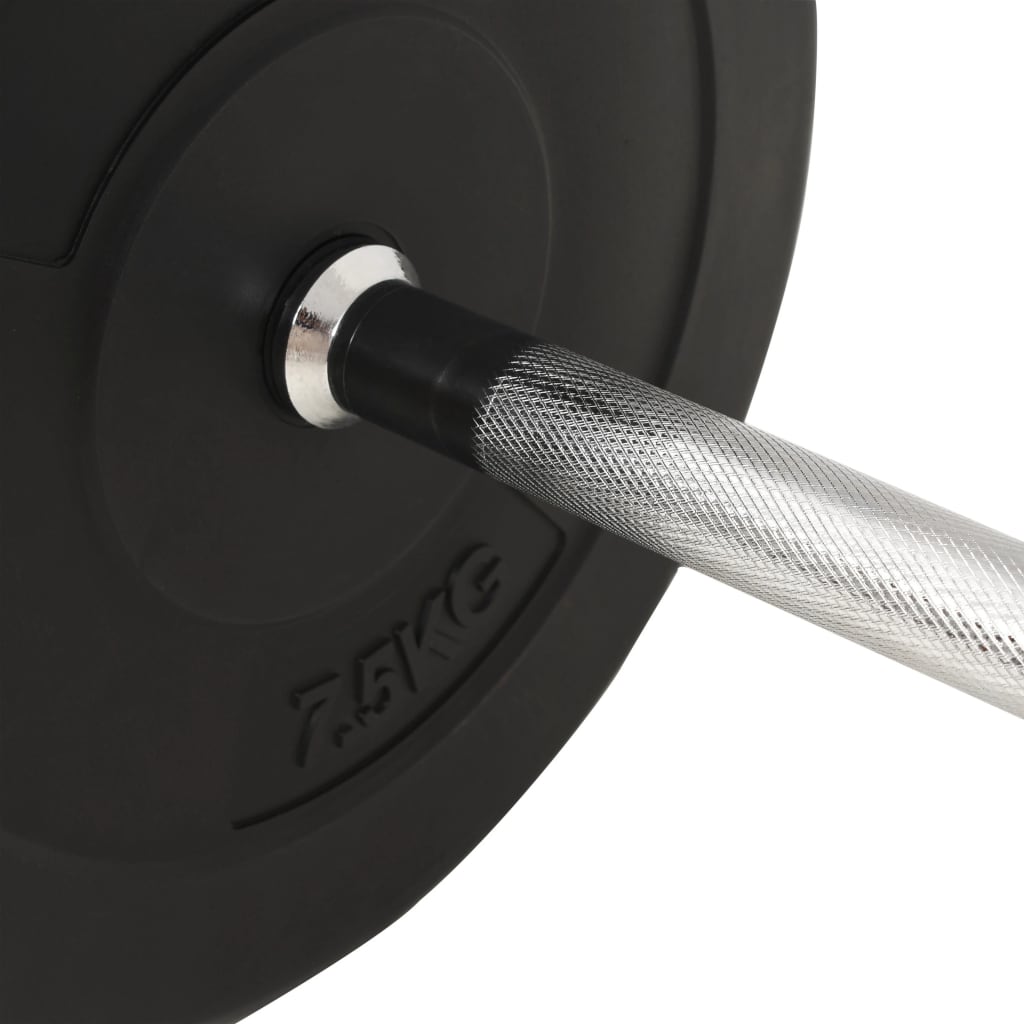 vidaXL Sztanga z zestawem obciążeń, 30 kg