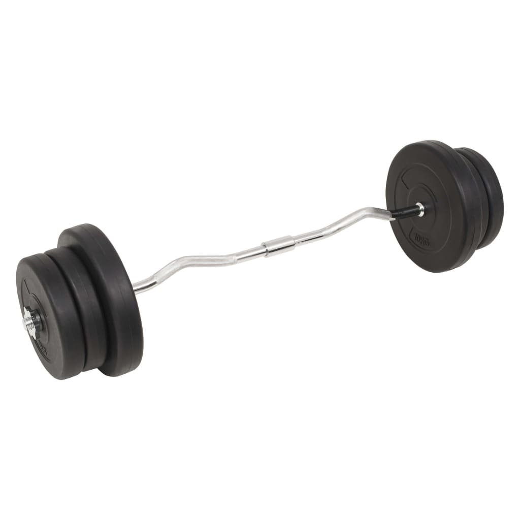 vidaXL Sztanga i hantle z zestawem obciążeń, 60 kg
