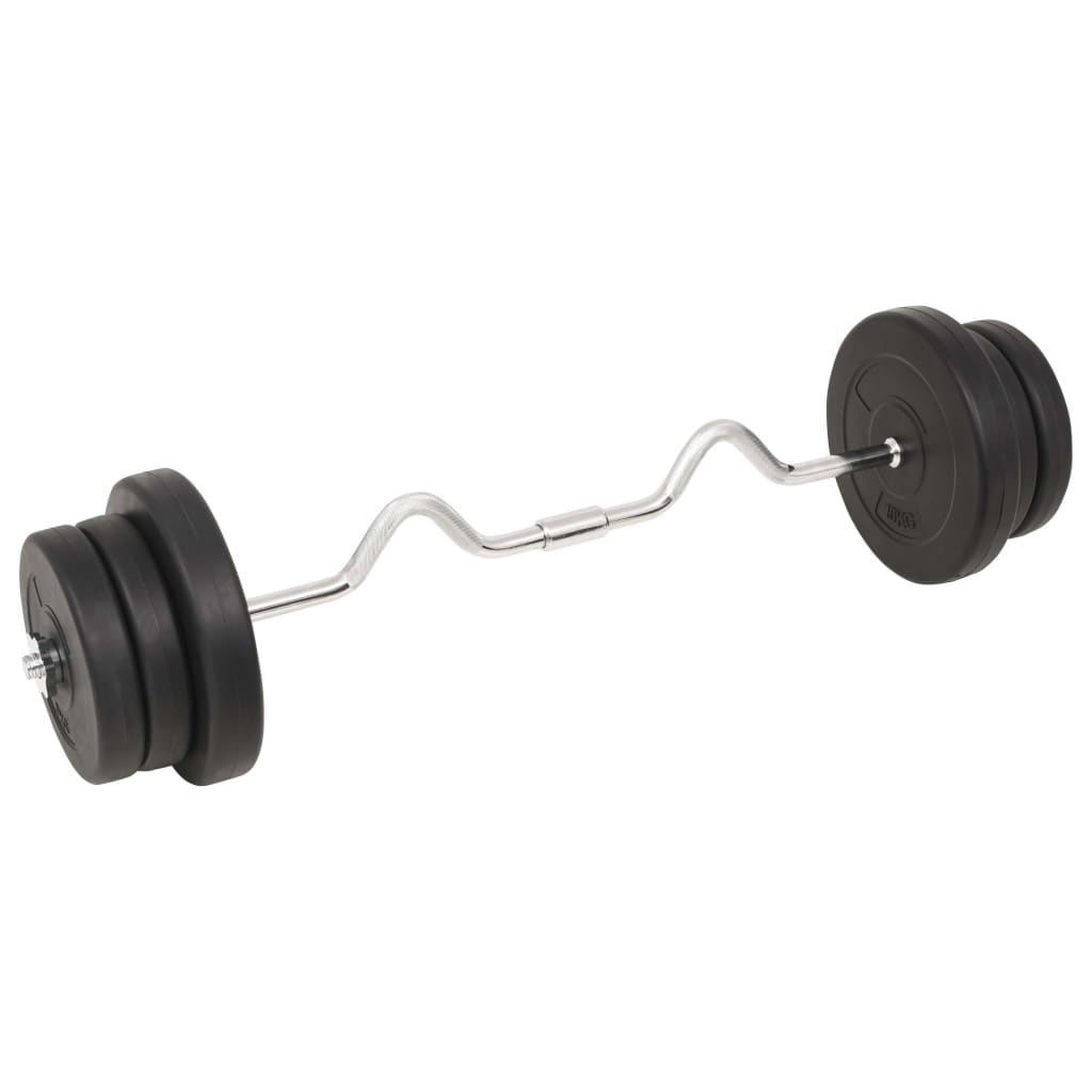 vidaXL Sztanga i hantle z zestawem obciążeń, 60 kg