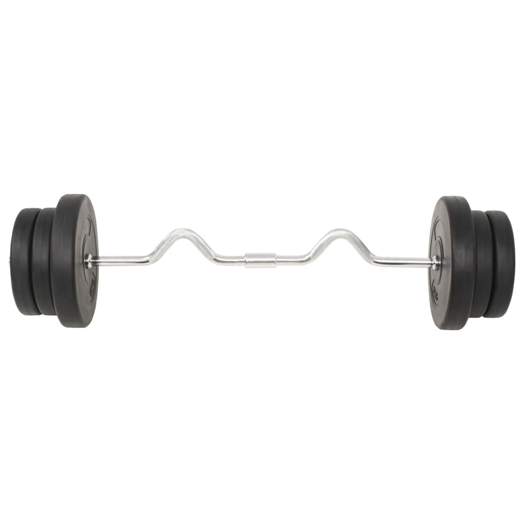 vidaXL Sztanga i hantle z zestawem obciążeń, 60 kg