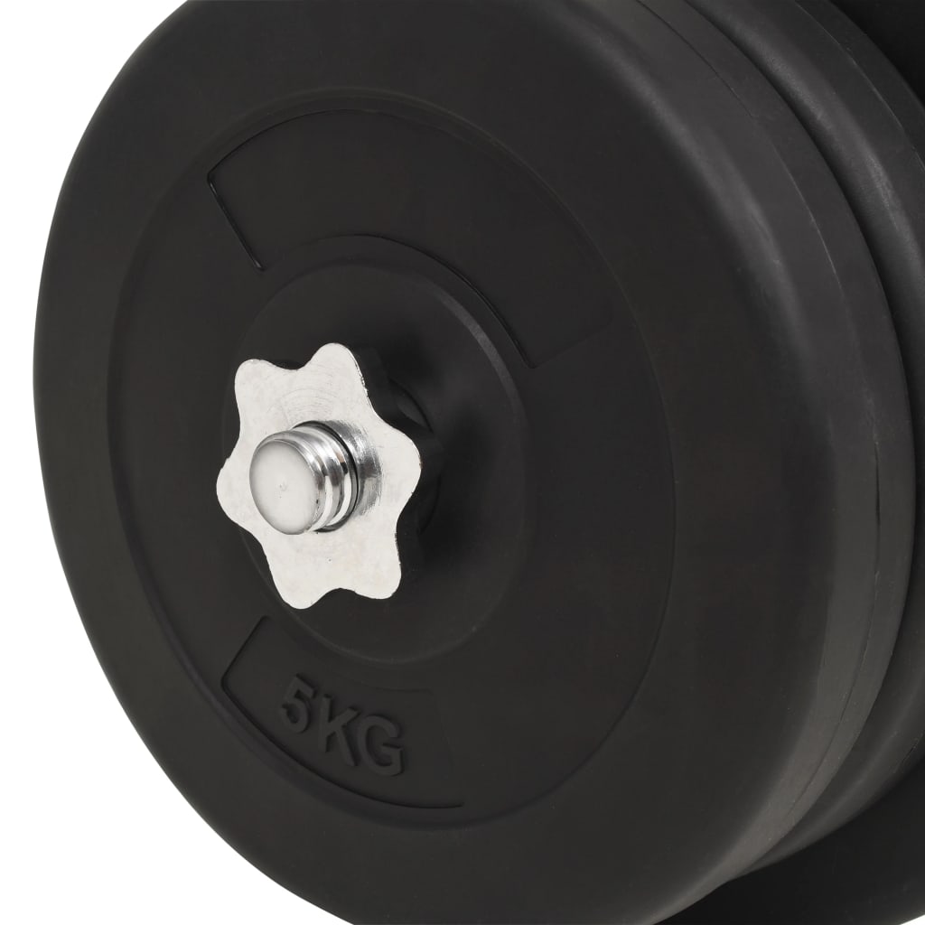 vidaXL Sztanga i hantle z zestawem obciążeń, 60 kg