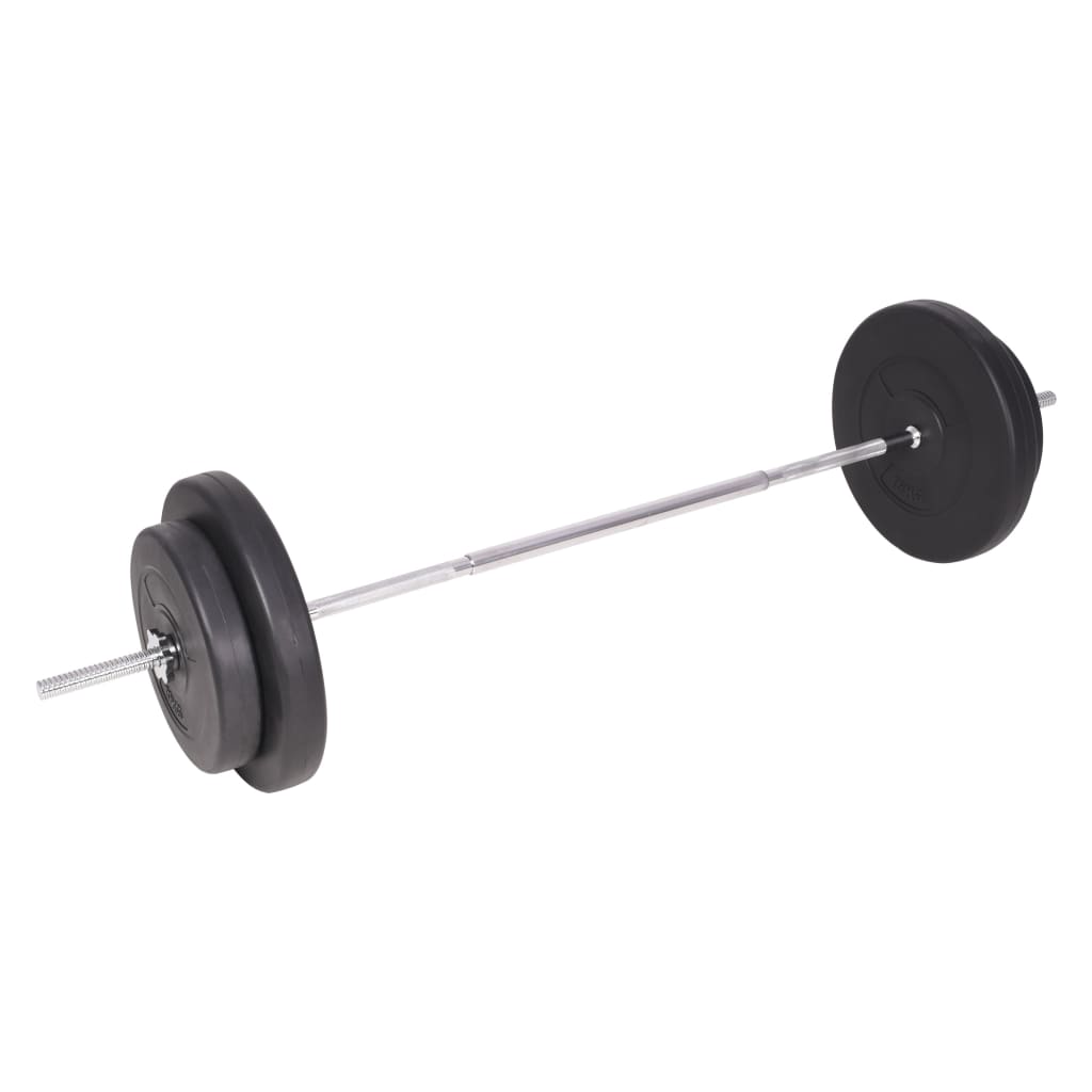 vidaXL Sztangi i hantle z zestawem obciążeń, 90 kg