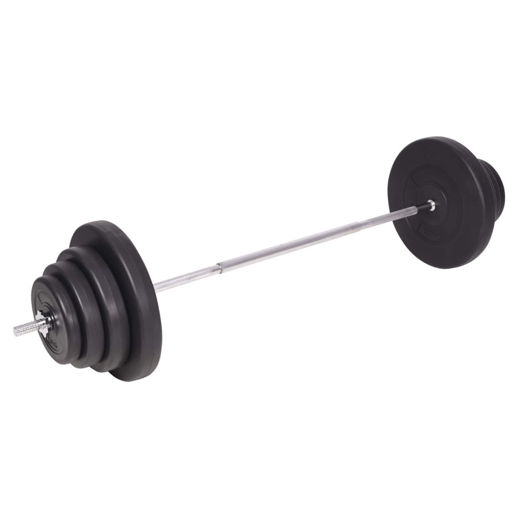 vidaXL Sztangi i hantle z zestawem obciążeń, 120 kg