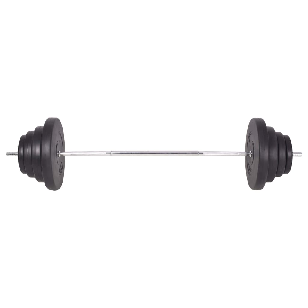 vidaXL Sztangi i hantle z zestawem obciążeń, 120 kg