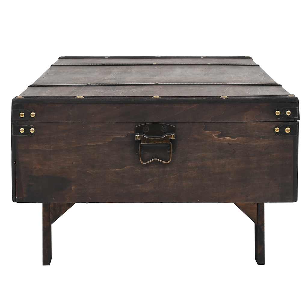 vidaXL Stolik kawowy w stylu vintage z sklejka, 120x55x35 cm