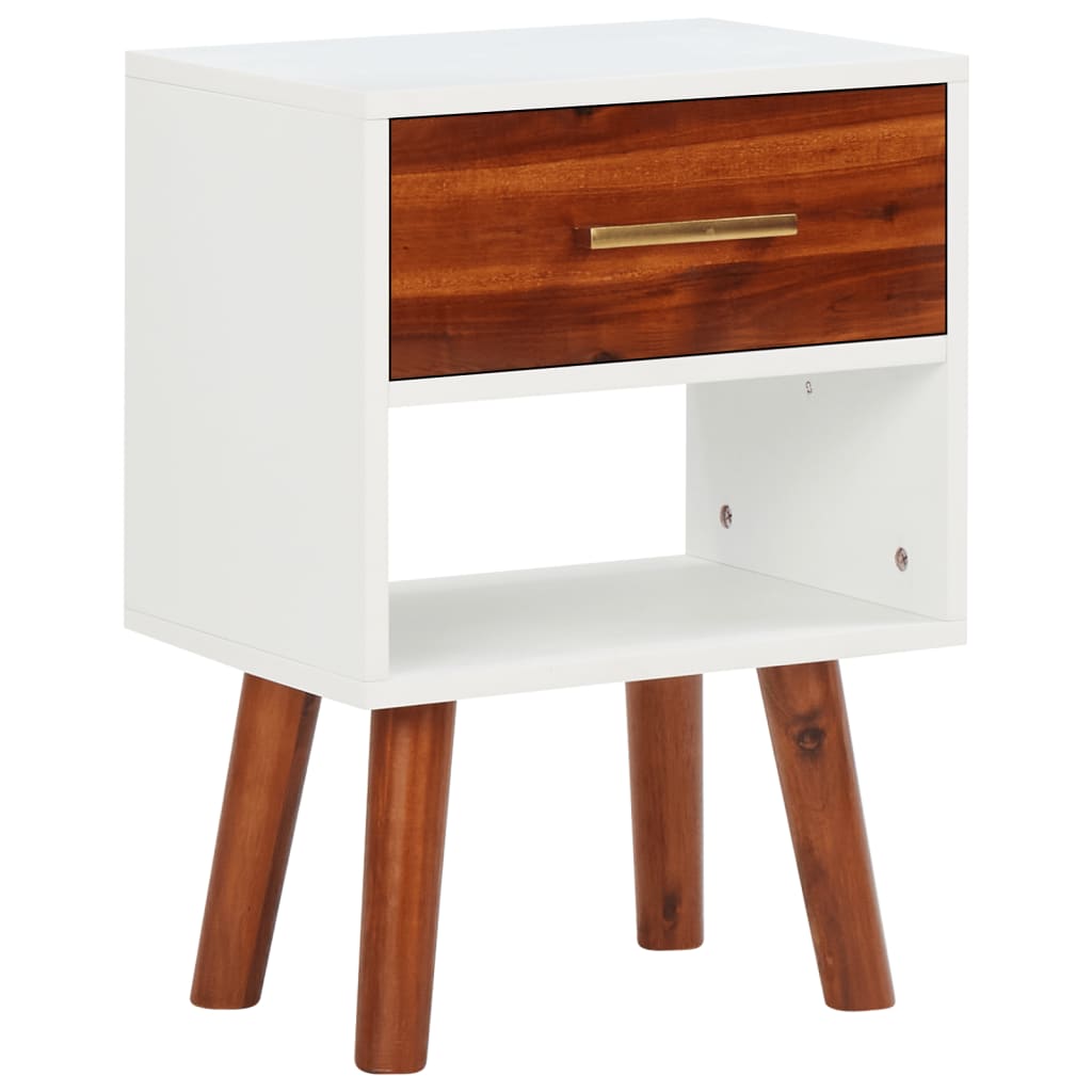 vidaXL Szafka nocna z drewna akacjowego 40x30x57 cm