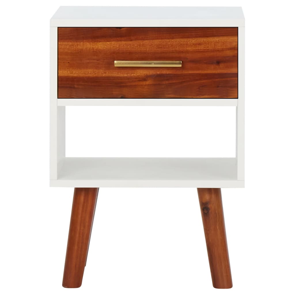 vidaXL Szafka nocna z drewna akacjowego 40x30x57 cm