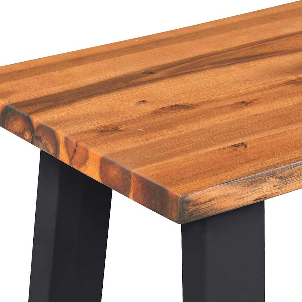 vidaXL Ławka z litego drewna akacjowego, 145 cm