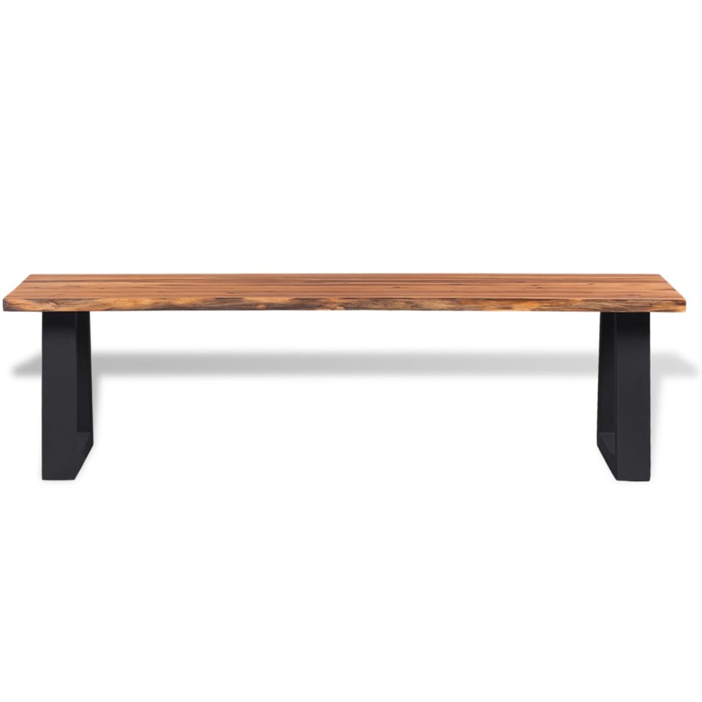 vidaXL Ława z litego drewna akacjowego 160 cm