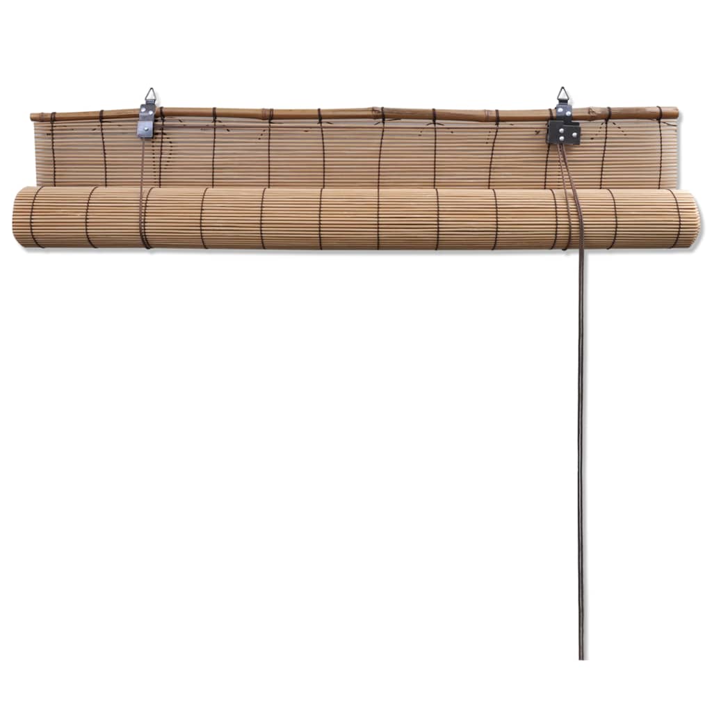 vidaXL Roleta bambusowa, 150 x 160 cm, brązowa