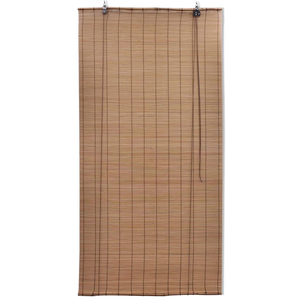 vidaXL Roleta bambusowa, 80 x 220 cm, brązowa