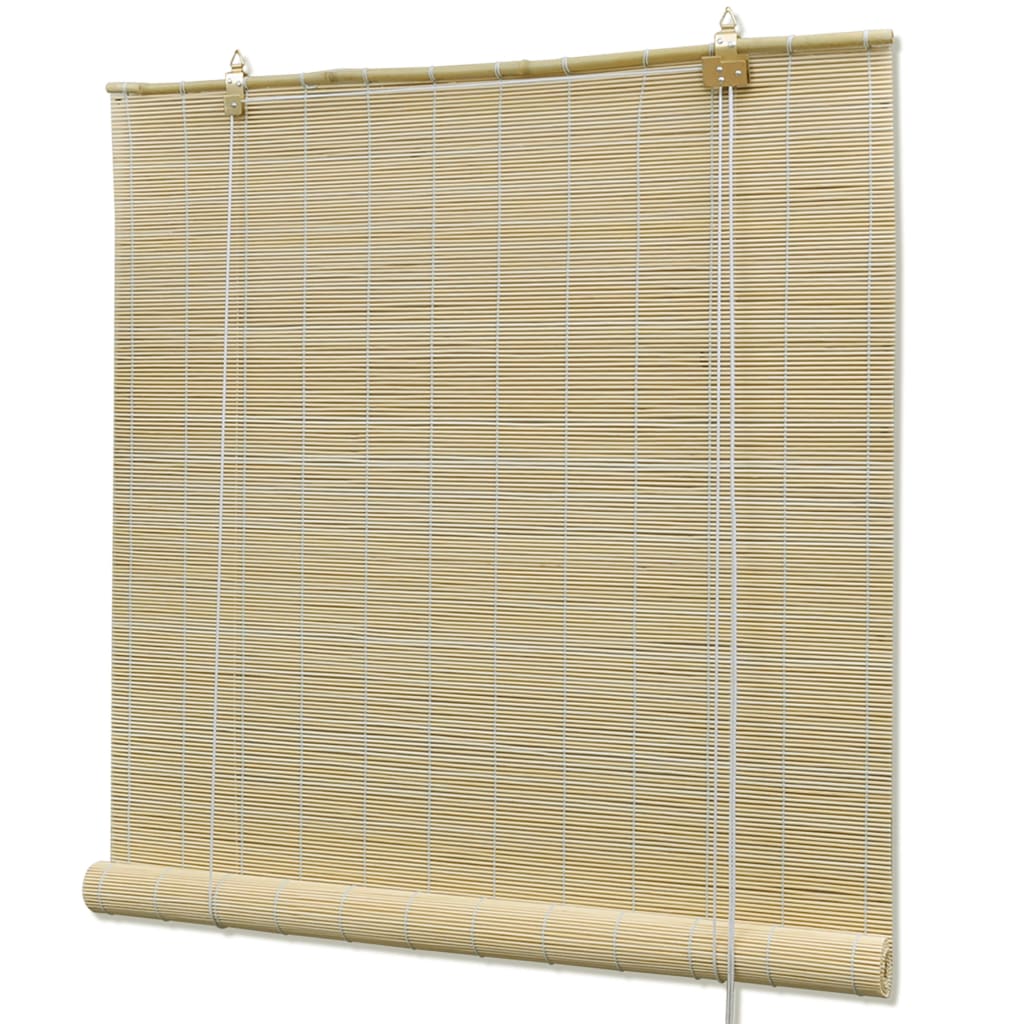 vidaXL Roleta bambusowa, 150x160 cm, naturalna
