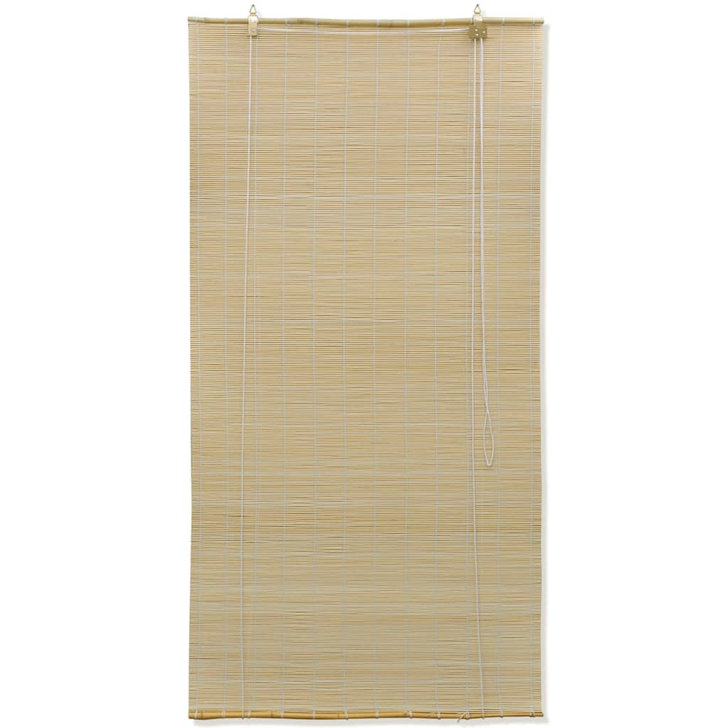vidaXL Roleta bambusowa, 100x220 cm, naturalna