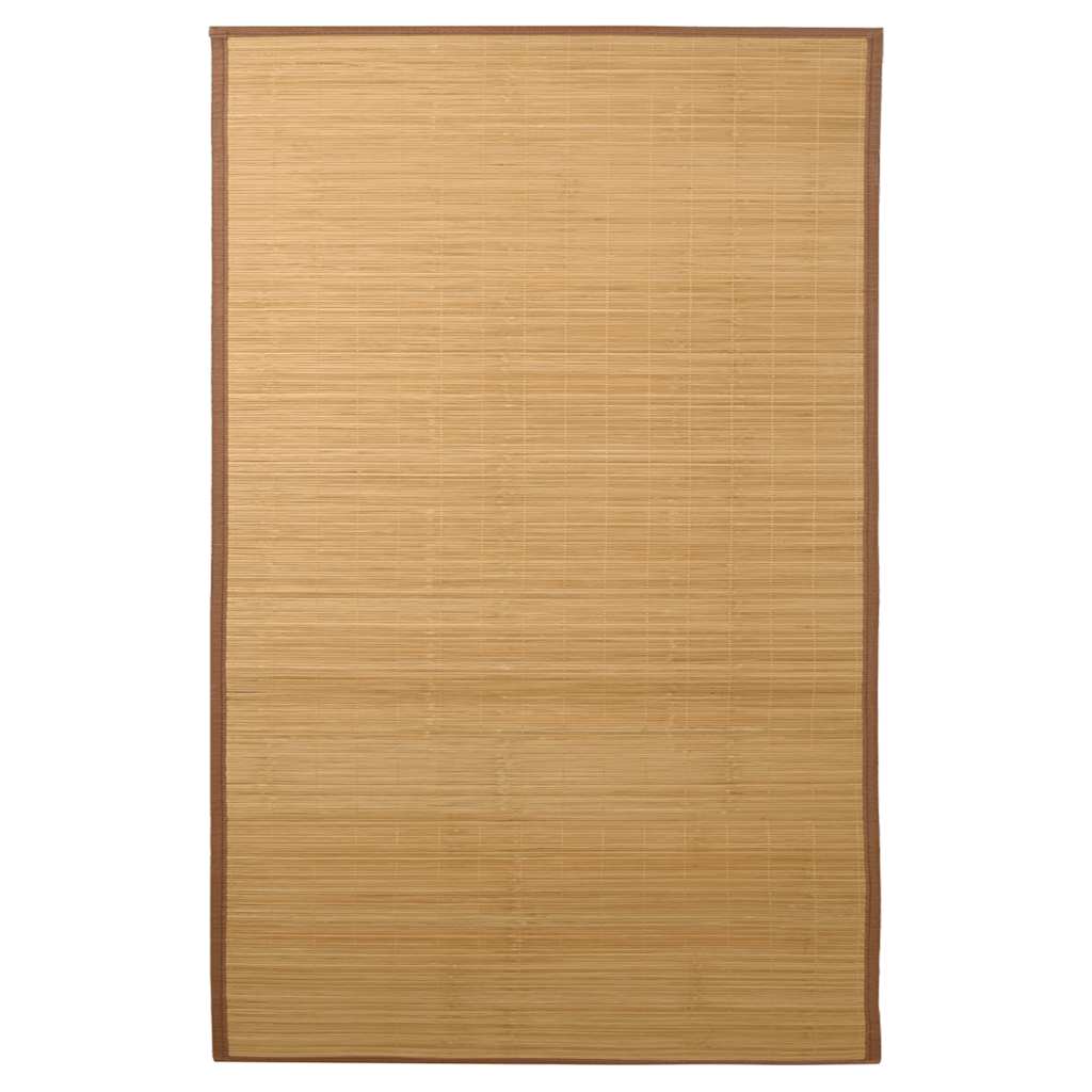 vidaXL Mata bambusowa na podłogę, 100x160 cm, brązowa
