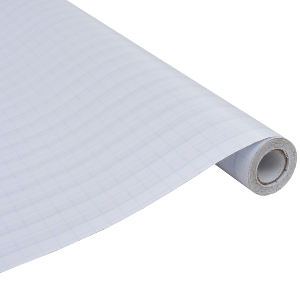 vidaXL Folia okienna, matowa, w paski, 0,9 x 5 m, PVC