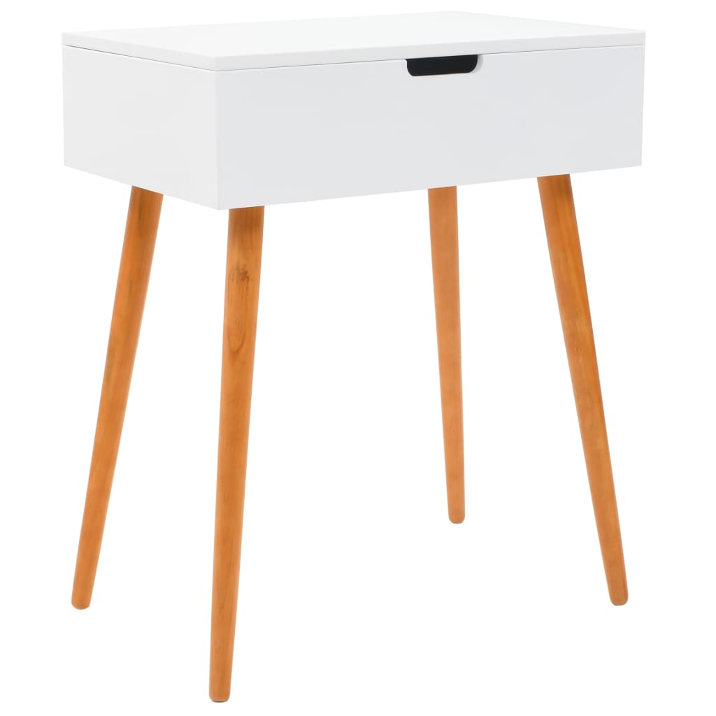 vidaXL Toaletka z lustrem, MDF, 60 x 40 x 75 cm