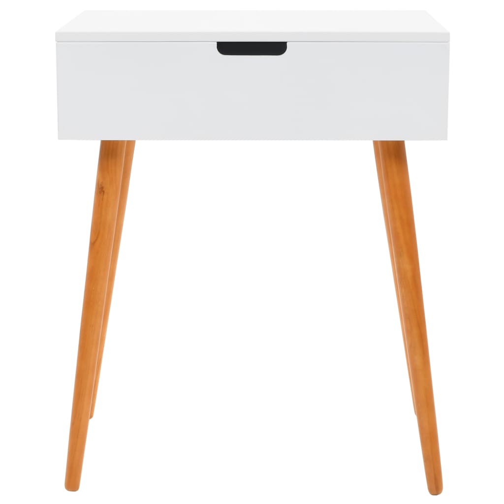 vidaXL Toaletka z lustrem, MDF, 60 x 40 x 75 cm