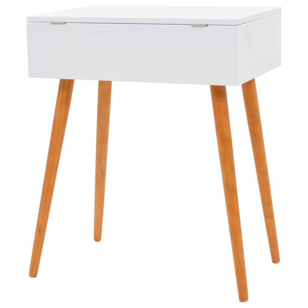 vidaXL Toaletka z lustrem, MDF, 60 x 40 x 75 cm