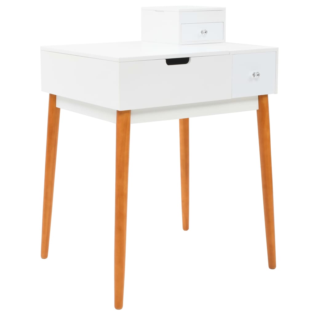 vidaXL Toaletka z lustrem, MDF, 60 x 50 x 86 cm