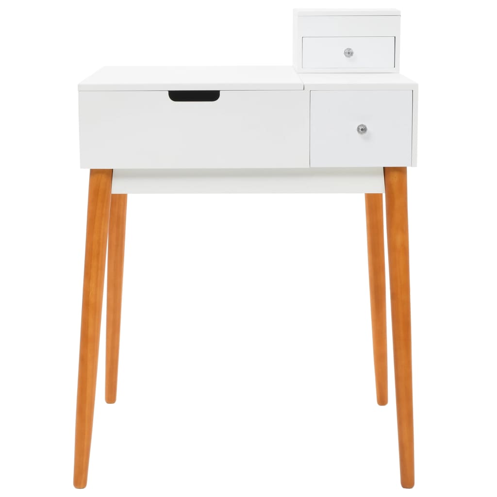 vidaXL Toaletka z lustrem, MDF, 60 x 50 x 86 cm