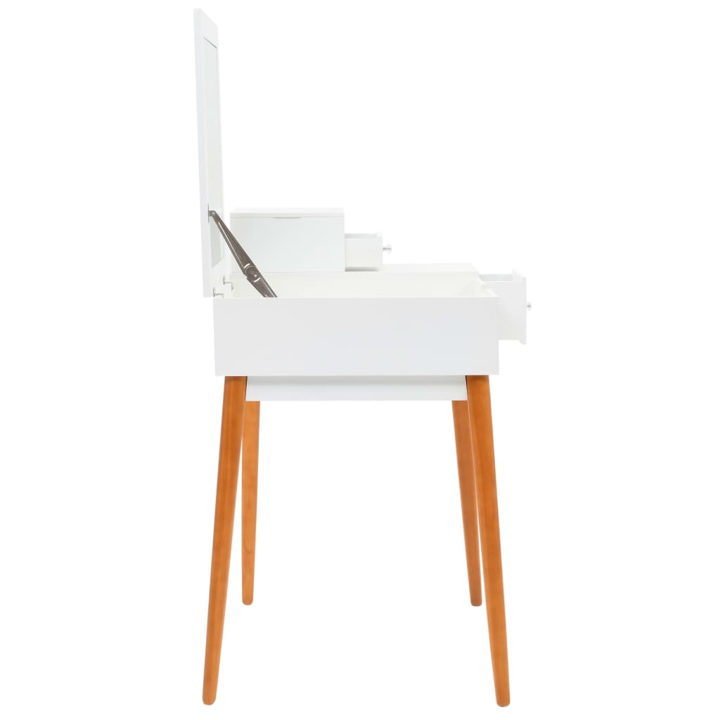 vidaXL Toaletka z lustrem, MDF, 60 x 50 x 86 cm