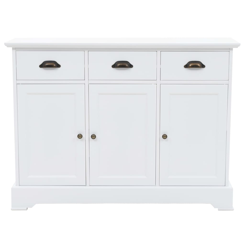 vidaXL Komoda 3-drzwiowa, MDF i drewno sosnowe, 105 x 35 x 77,5 cm