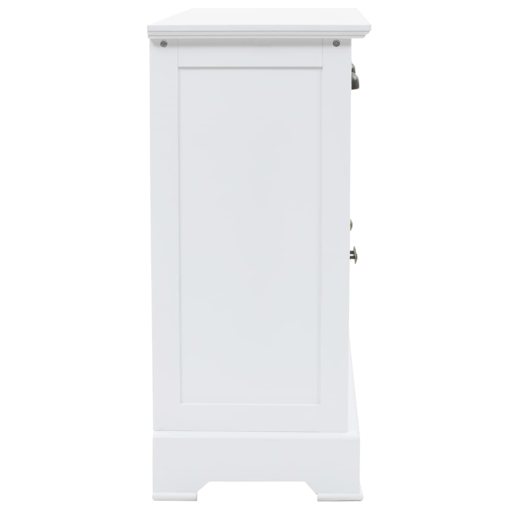 vidaXL Komoda 3-drzwiowa, MDF i drewno sosnowe, 105 x 35 x 77,5 cm