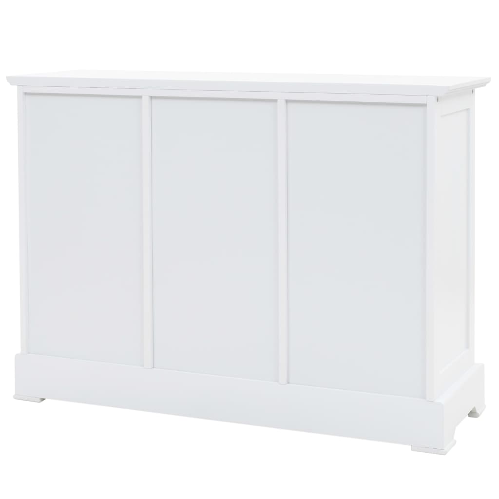 vidaXL Komoda 3-drzwiowa, MDF i drewno sosnowe, 105 x 35 x 77,5 cm