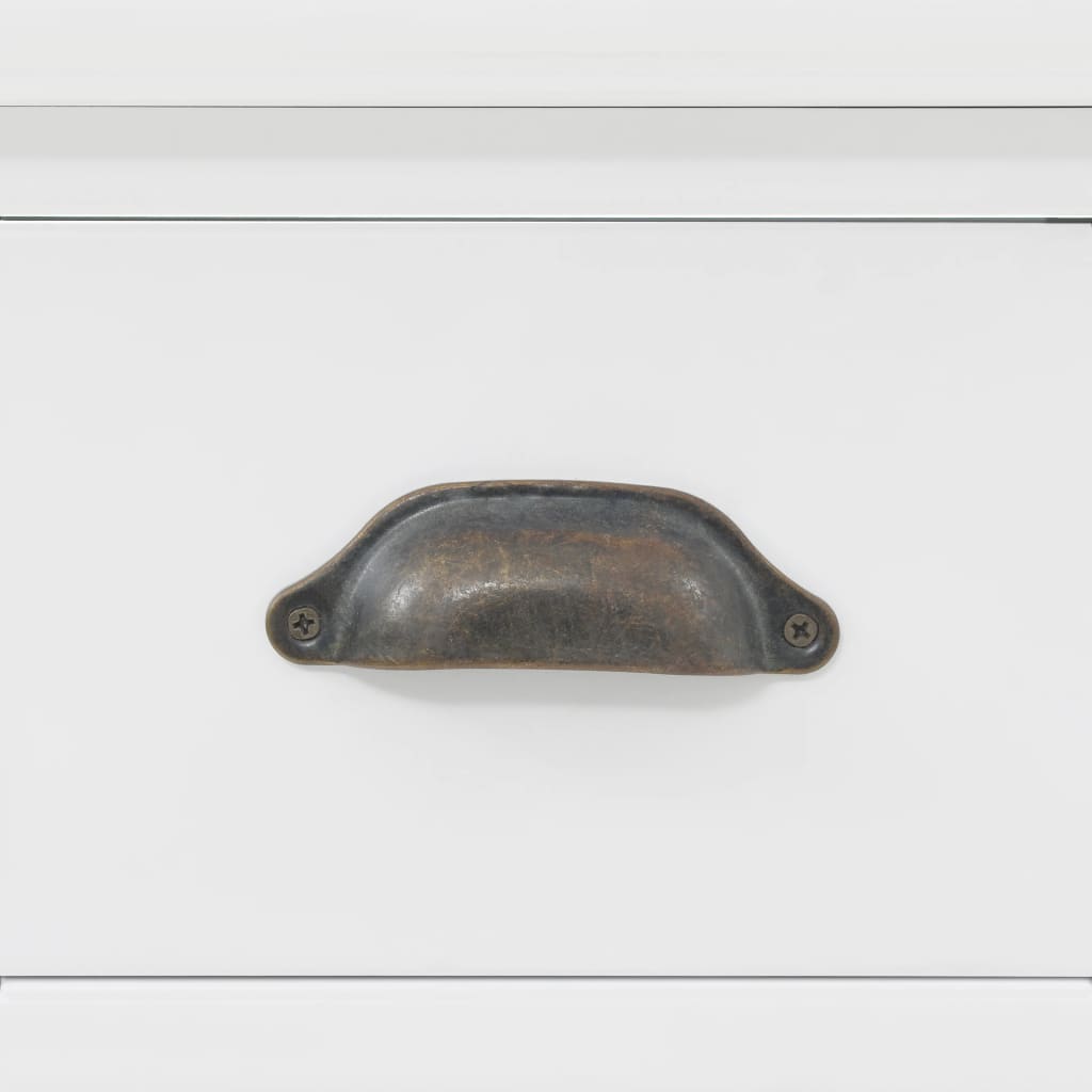 vidaXL Komoda 3-drzwiowa, MDF i drewno sosnowe, 105 x 35 x 77,5 cm