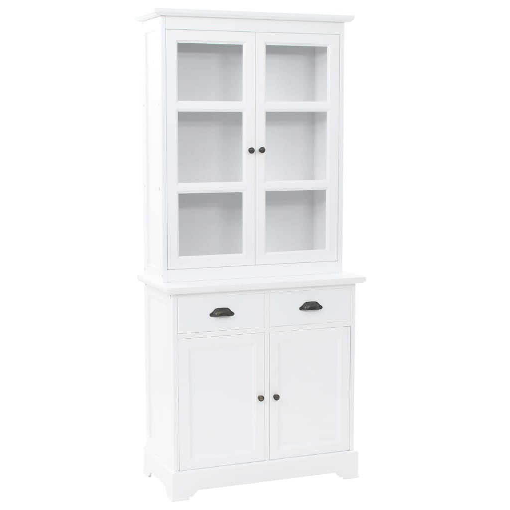 vidaXL Kredens 4-drzwiowy, MDF i drewno sosnowe, 80x40x180 cm