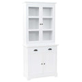 vidaXL Kredens 4-drzwiowy, MDF i drewno sosnowe, 80x40x180 cm