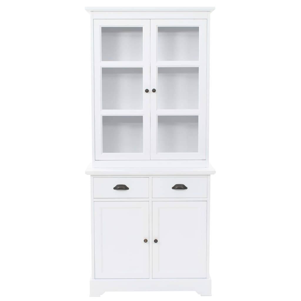 vidaXL Kredens 4-drzwiowy, MDF i drewno sosnowe, 80x40x180 cm